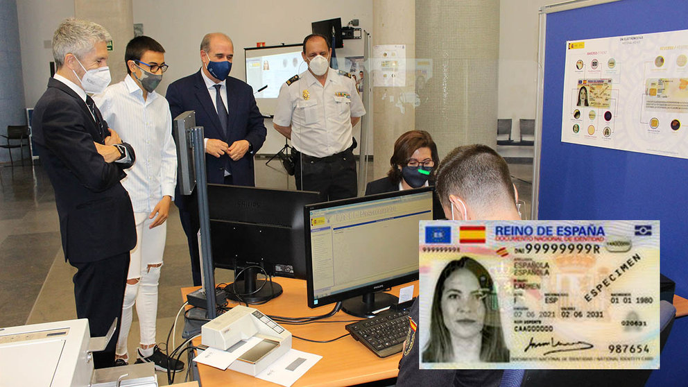 El ministro de Interior, Fernando Grande-Marlaska, presenta el nuevo DNI Europeo, más seguro y adaptado a la legislación de la UE sobre identidad digital. MINISTERIO DEL INTERIOR