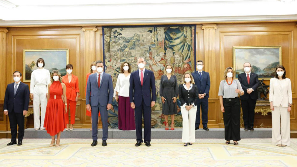 Los ministros y ministras del Gobierno han tomado ya posesión de su cargo ante el Rey, Felipe VI. GOBIERNO DE ESPAÑA