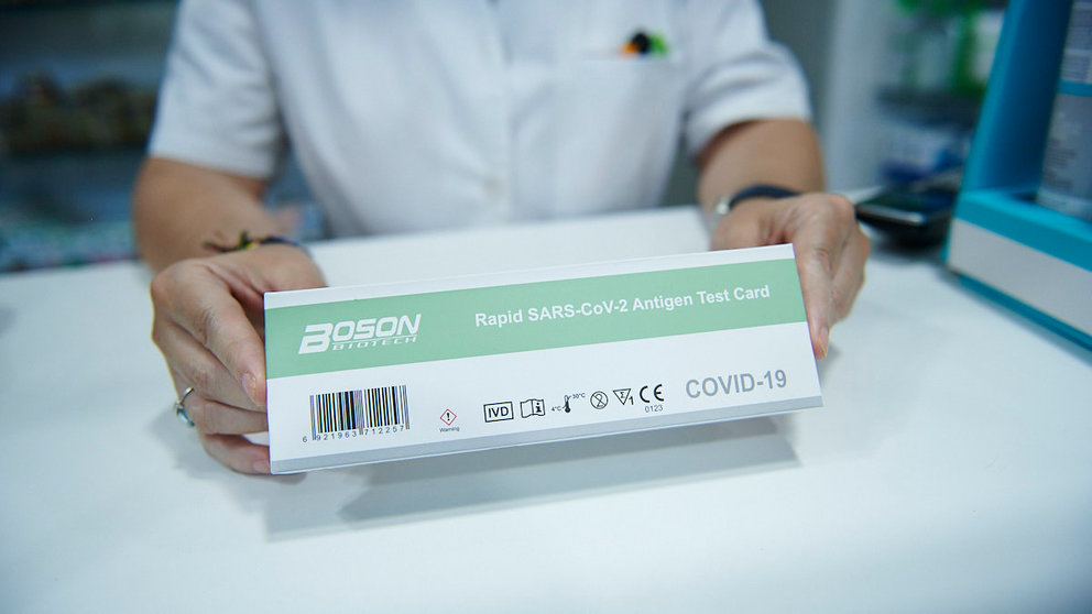 Nuevos test de antígenos para la detección de coronavirus de venta en las farmacias. PABLO LASAOSA