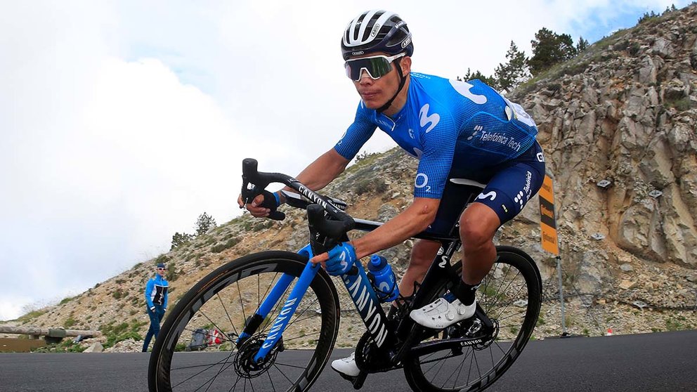El ciclista colombiano Miguel Ángel López renueva con el Movistar Team. MOVISTAR TEAM
