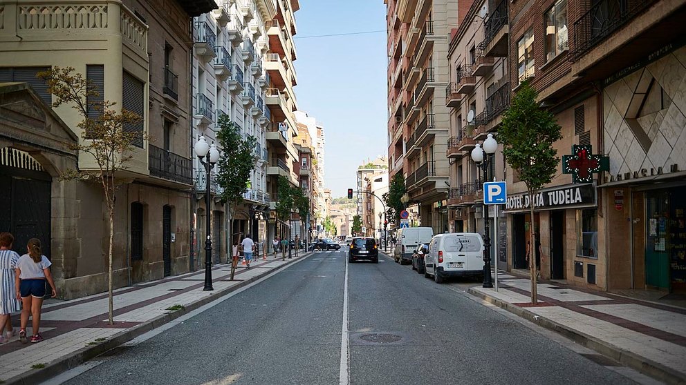 Avenida Zaragoza de Tudela. PABLO LASAOSA