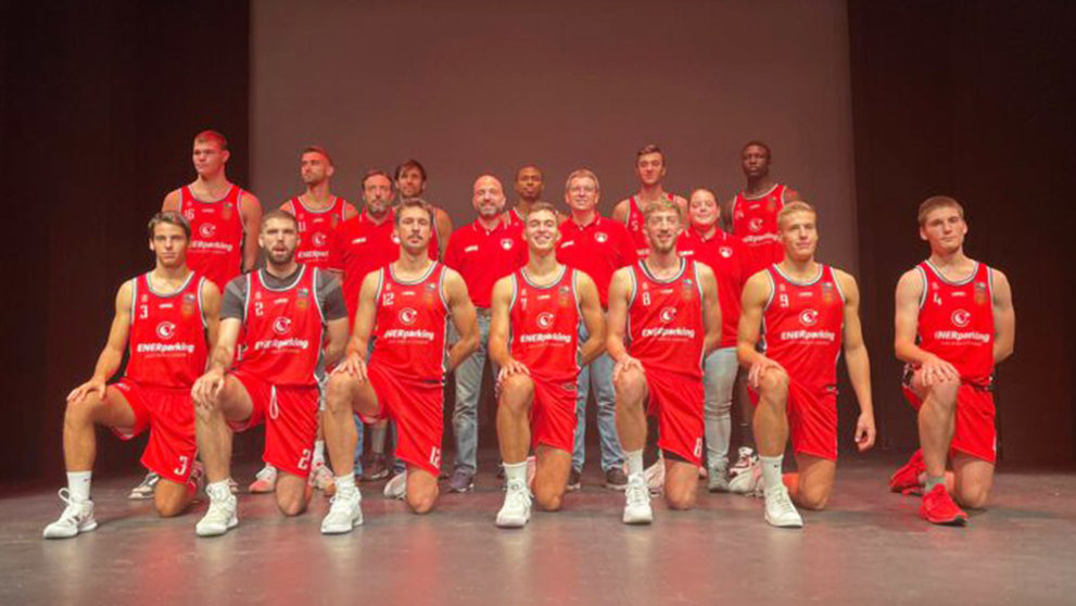 Presentación del Basket Navarra 2021-22 en Pamplona.
