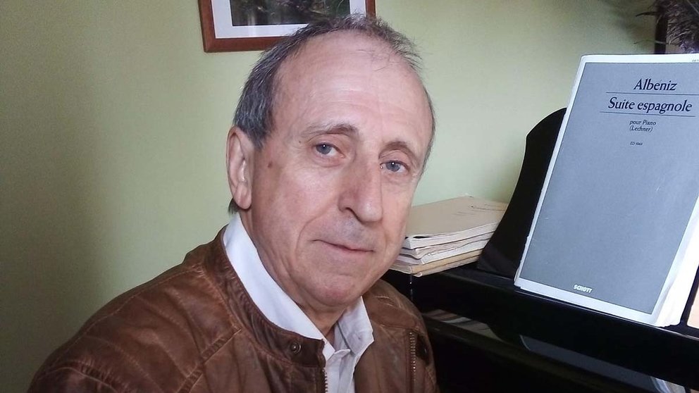 El profesor de música, fundador y primer director del Conservatorio de Tudela, Javier Romé Melero. CEDIDA