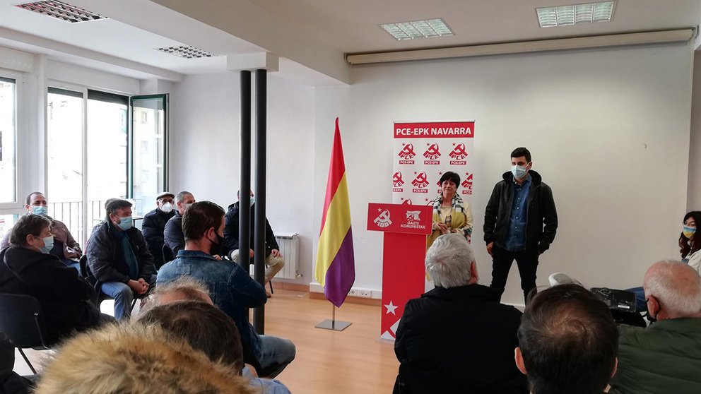 Acto del PCE Navarra en conmemoración del centenario del Partido Comunista de España. PCE NAVARRA