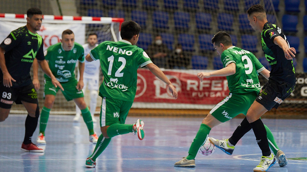 Partido de la Liga Nacional de Fútbol Sala entre Osasuna Magna Xota y Palma Futsal disputado en el pabellón Anaitasuna de Pamplona. IÑIGO ALZUGARAY