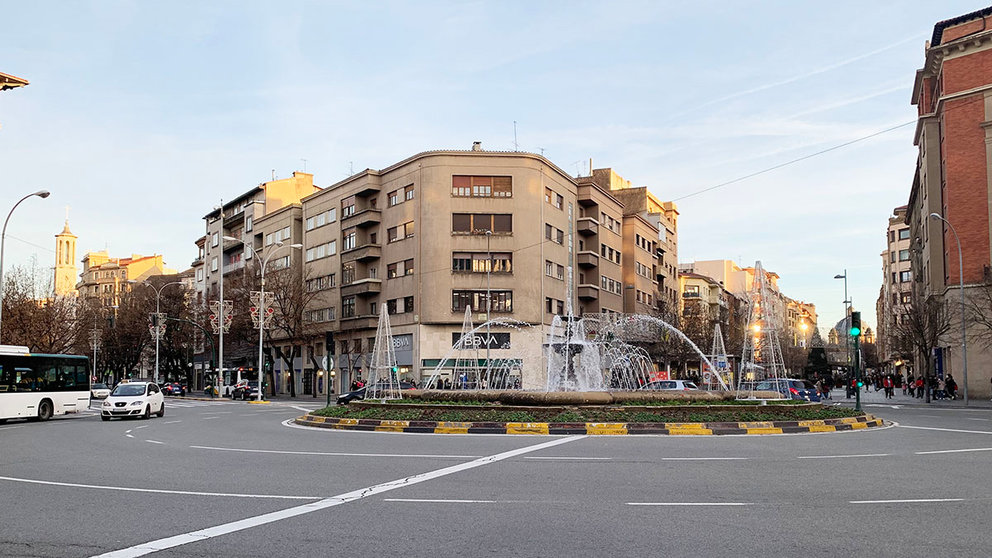 La Plaza de Merindades en Pamplona. Navarra.com