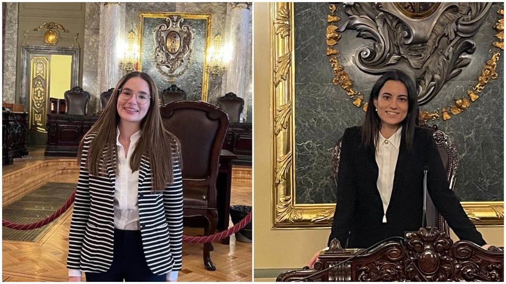 Teresa Fernández Iracheta y Leyre Ruiz Cornago han aprobado las oposiciones para ser juez y fiscal.
