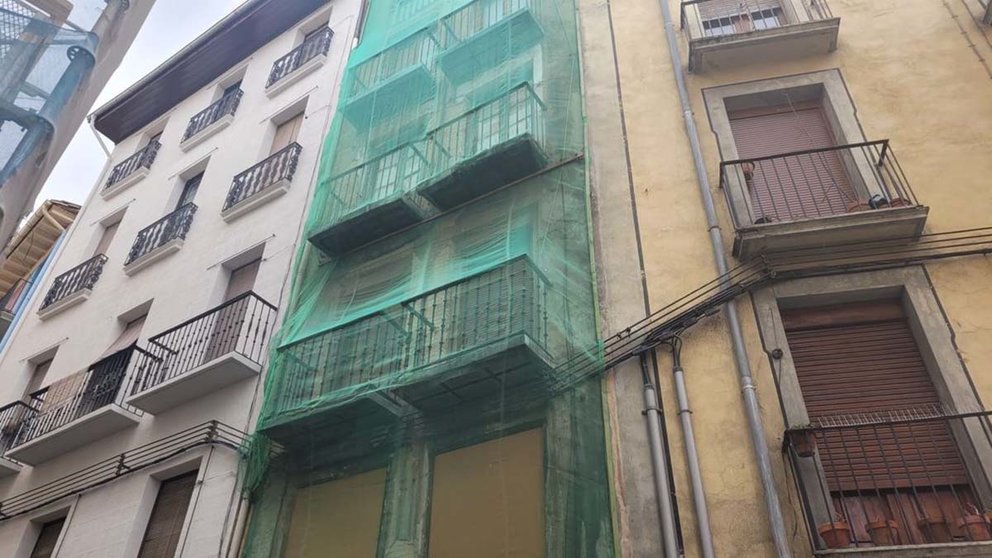 El Ayuntamiento de Pamplona ha decidido declarar en ruina el inmueble ubicado en la calle Jarauta,13. AYUNTAMIENTO DE PAMPLONA