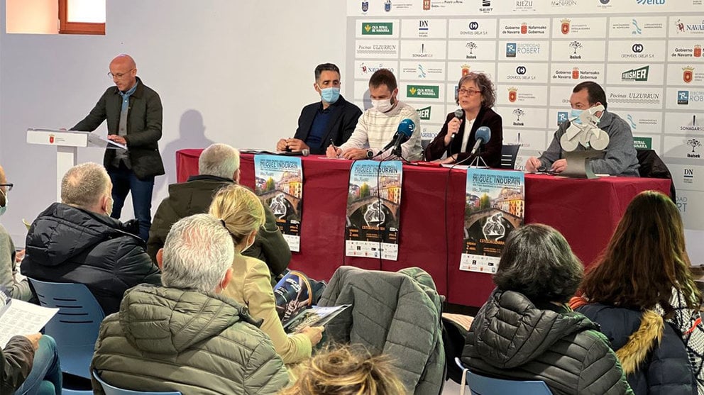 Presentación oficial del GP Miguel Induráin 2022 de ciclismo en Estella. @AytoEstellaLiz
