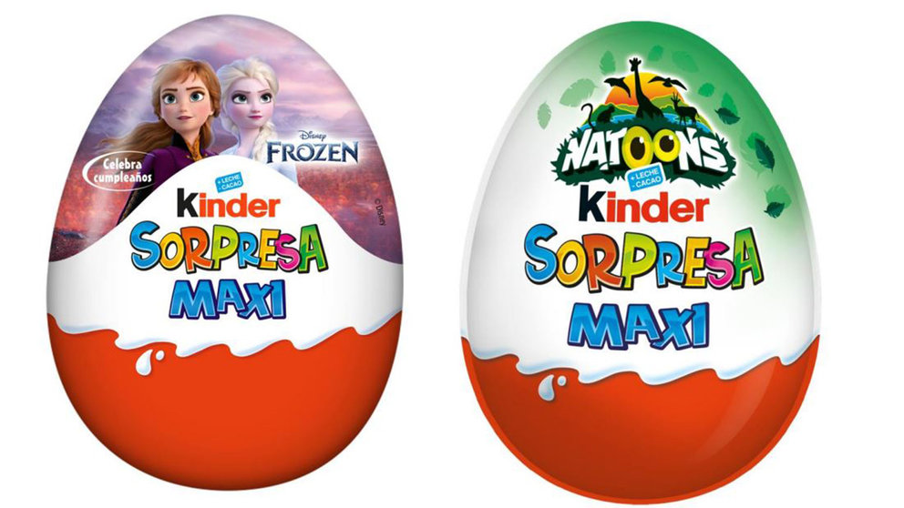 Uno de los productos huevo Kinder que han retirado del mercado en España.