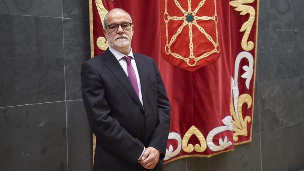 Ignacio Cabeza, nuevo presidente de la Cámara de Comptos. PARLAMENTO DE NAVARRA