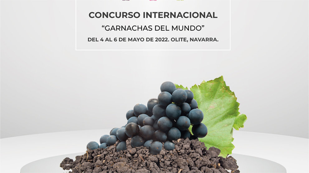 Cartel del concurso internacional 'Garnachas Du Monde Navarra' - CEDIDA