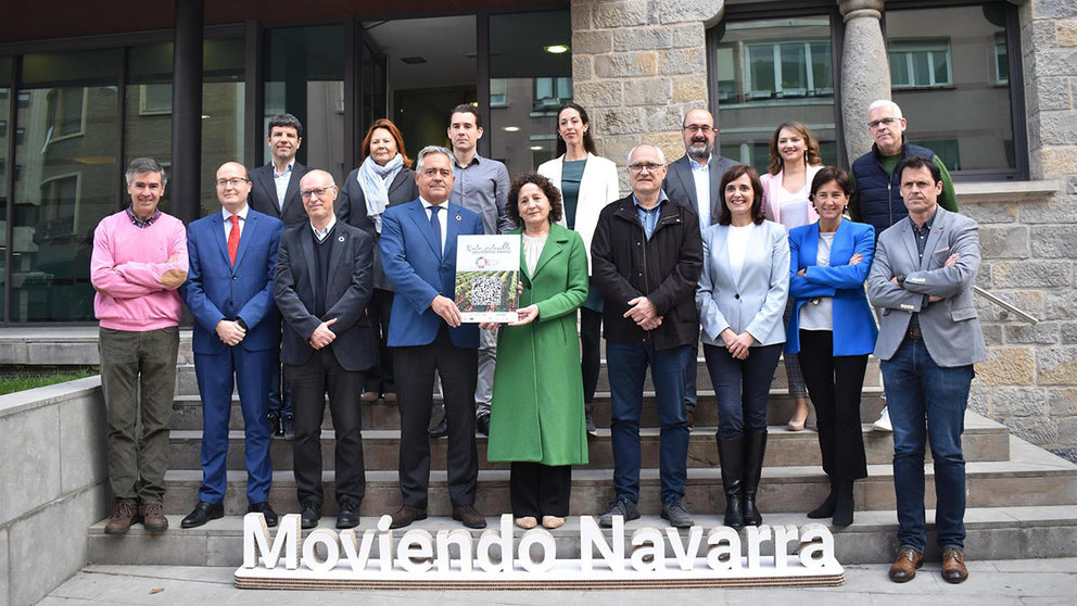 La Alianza ha hecho entrega del documento elaborado al Gobierno de Navarra, representado por la consejera de Derechos Sociales, Carmen Maeztu