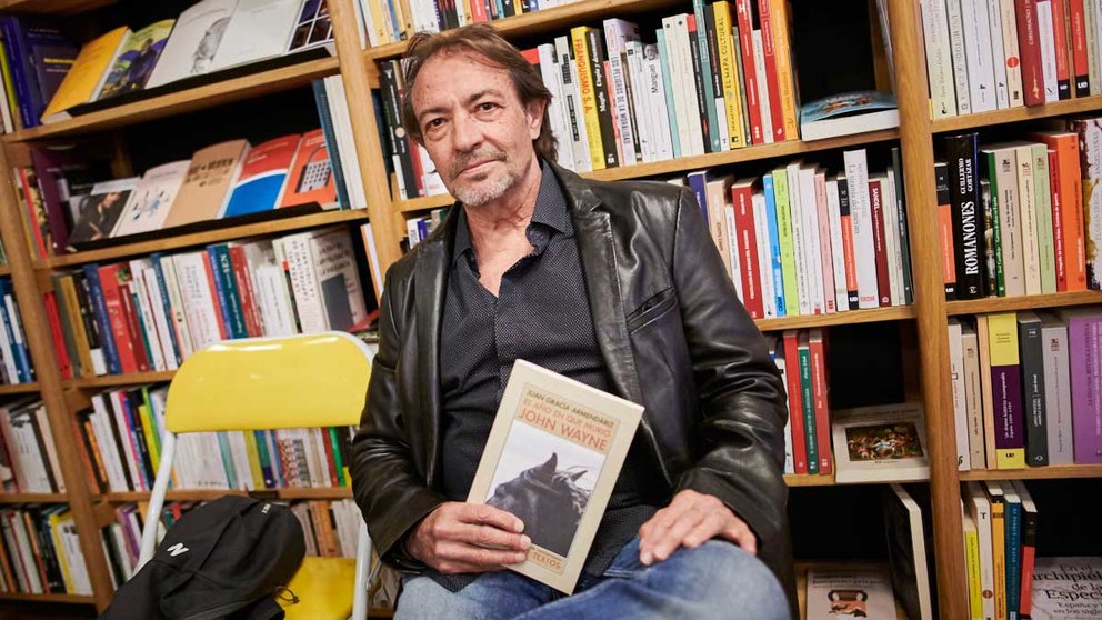 Juan Gracia Armendáriz es el autor de "El año en que murió John Wayne". PABLO LASAOSA