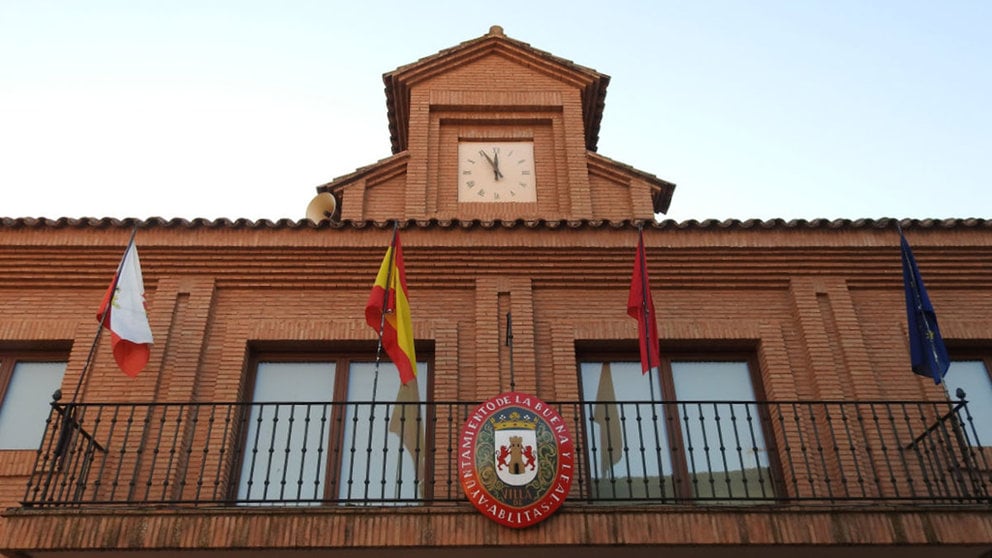 Imagen de archivo de la fachada del Ayuntamiento de Ablitas. ARCHIVO