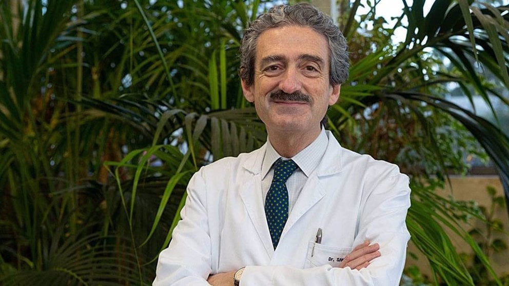 El doctor Bruno Sangro, coordinador del Área de Oncología Hepatobiliopancreática de la Clínica Universidad de Navarra y uno de los investigadores principales del ensayo. CLÍNICA UNIVERSIDAD DE NAVARRA