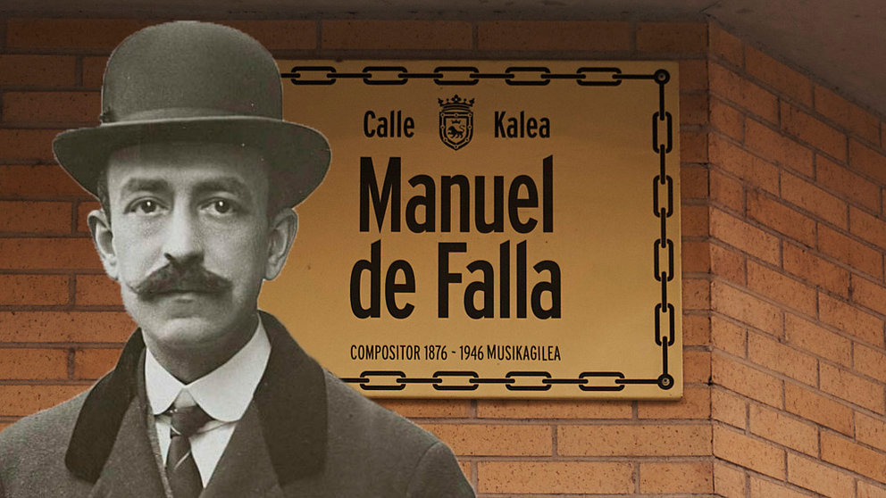Calle Manuel de Falla de Pamplona. PABLO LASAOSA