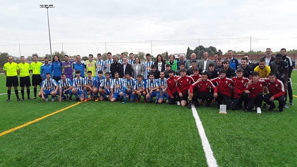 Mendavia estrena su nuevo campo de fútbol tras las obras de renovación. GOBIERNO DE NAVARRA
