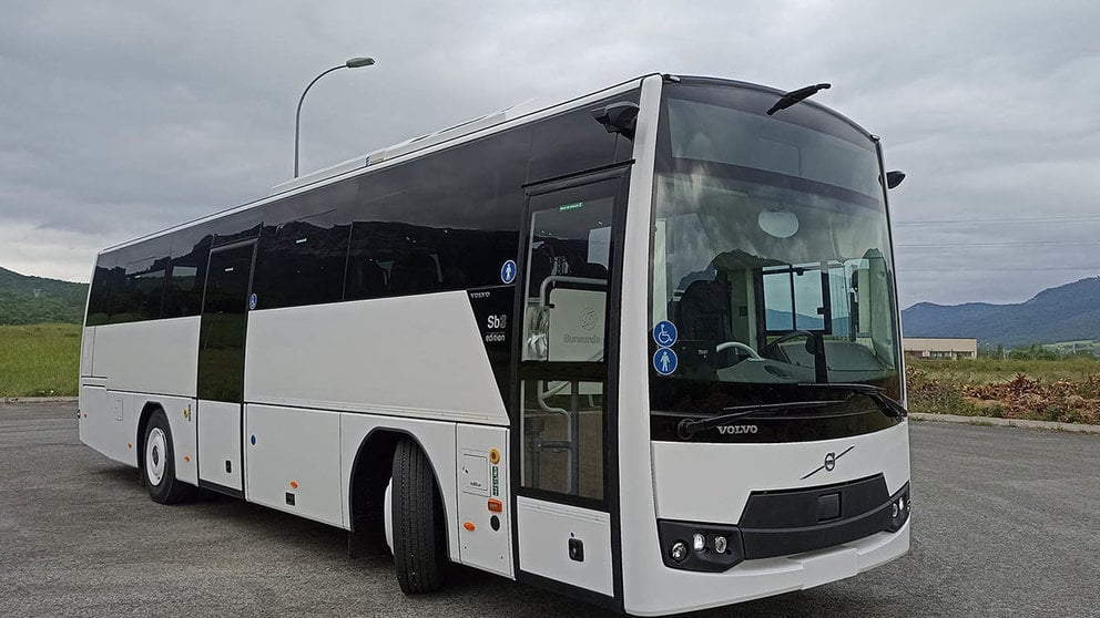 El nuevo autobús de la empresa navarra Sunsundegui que funciona sin retrovisores. SUNSUNDEGUI