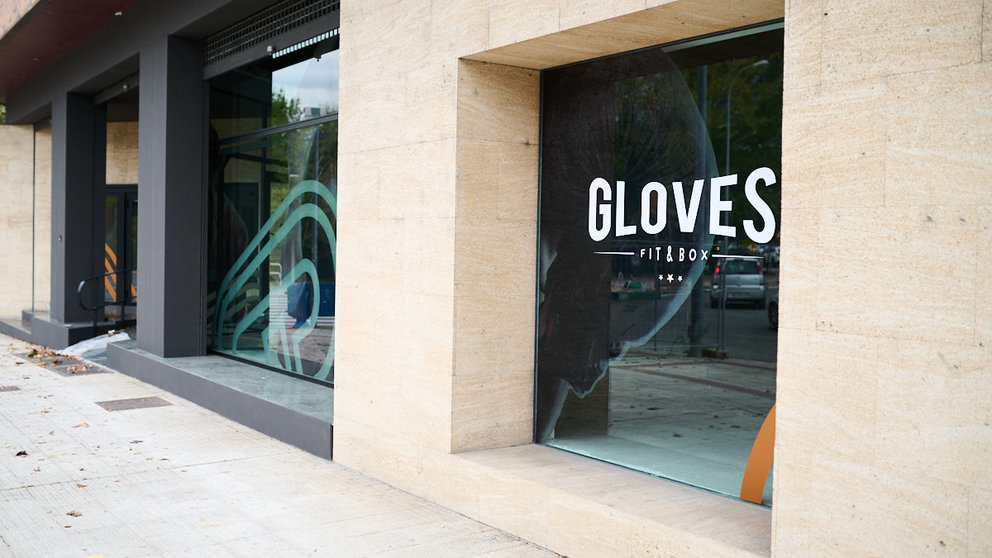 Próxima apertura del Gimnasio Gloves fit & box en la calle Sadar 8 de Pamplona. PABLO LASAOSA