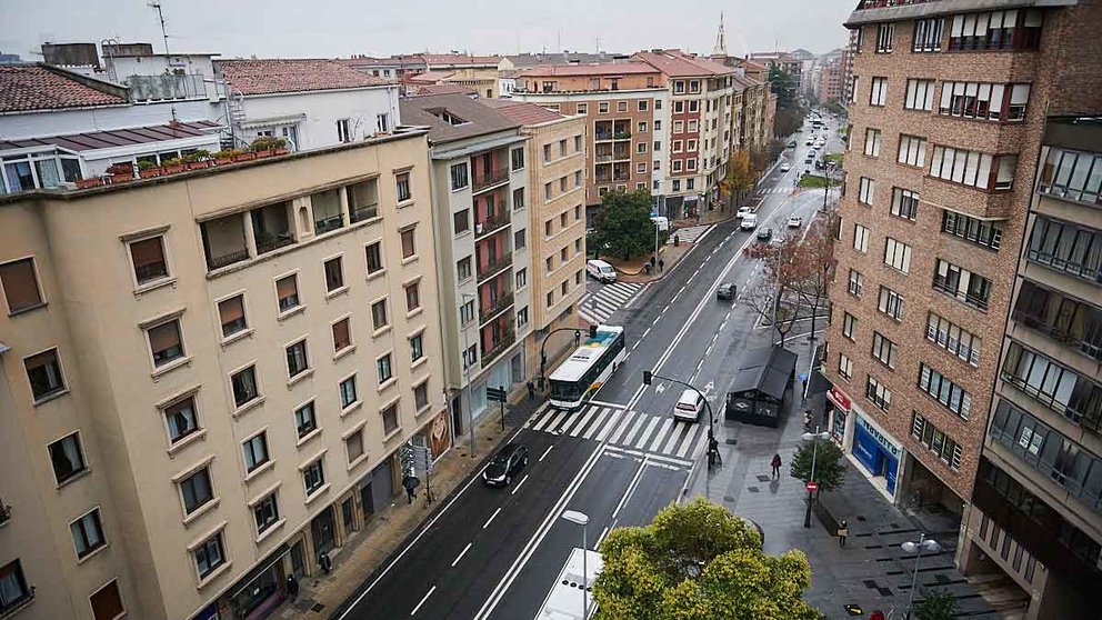 Vista de la Avenida de Zaragoza, en la que sucedieron los abusos sexuales juzgados. ARCHIVO