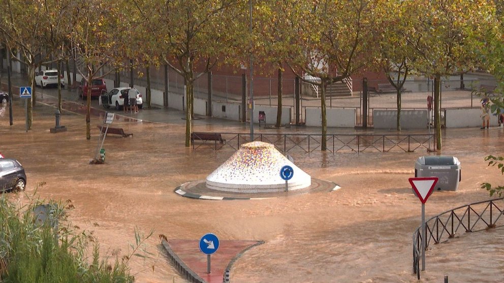 Calle de Aldaia (Valencia) inundada - EUROPA PRESS TELEVISIÓN