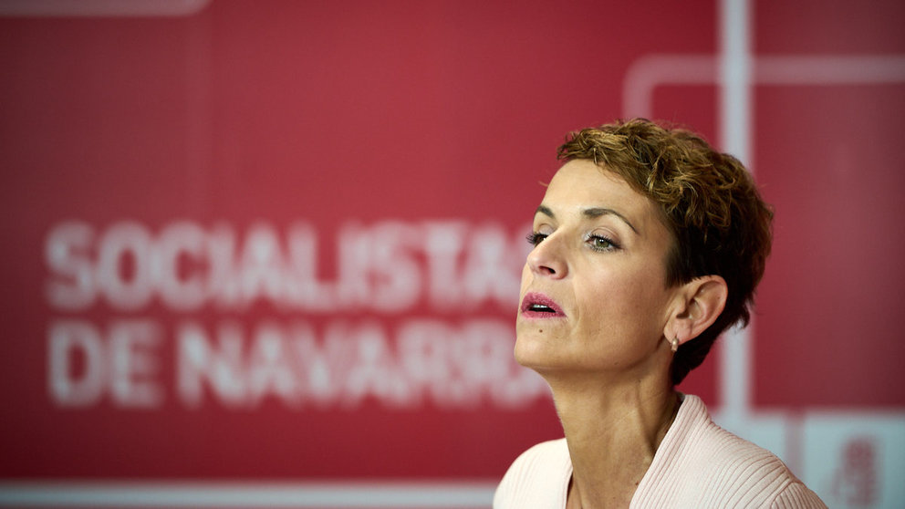 Comité Regional del PSN-PSOE, liderado por María Chivite, secretaria general. PABLO LASAOSA