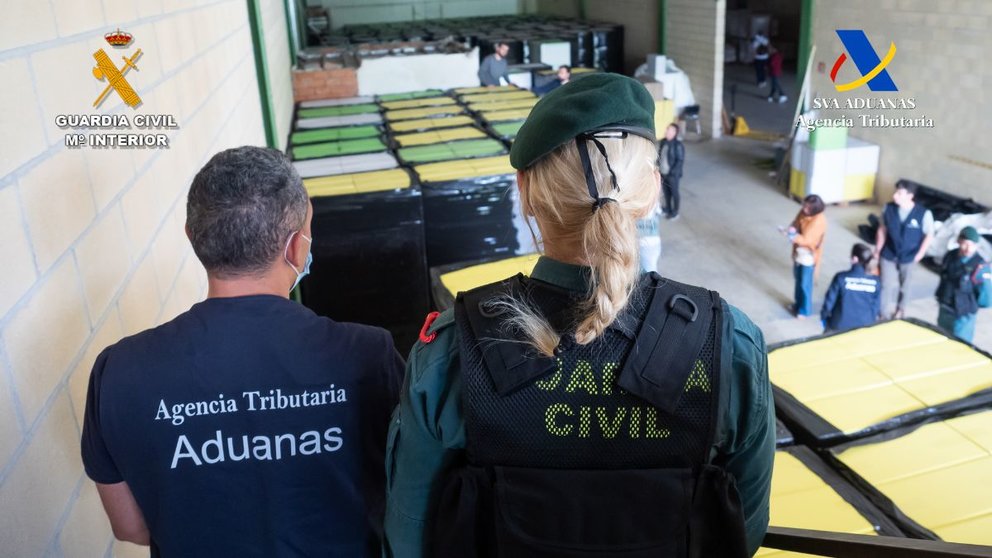 Se ha detenido a 16 personas en Navarra y el País Vasco en el marco de esta operación. GUARDIA CIVIL