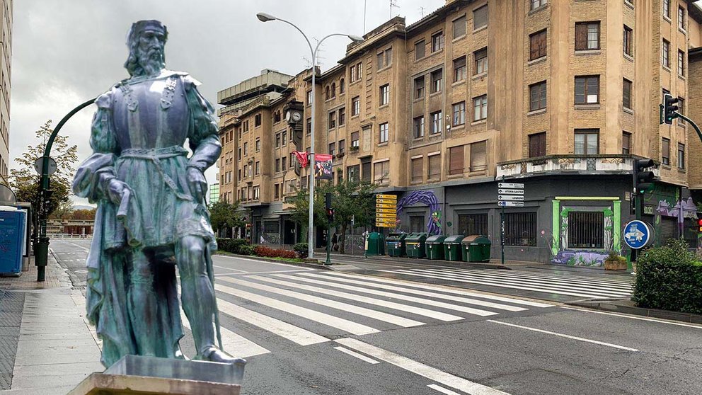Avenida Conde Oliveto en el Segundo Ensanche de Pamplona. NAVARRA.COM