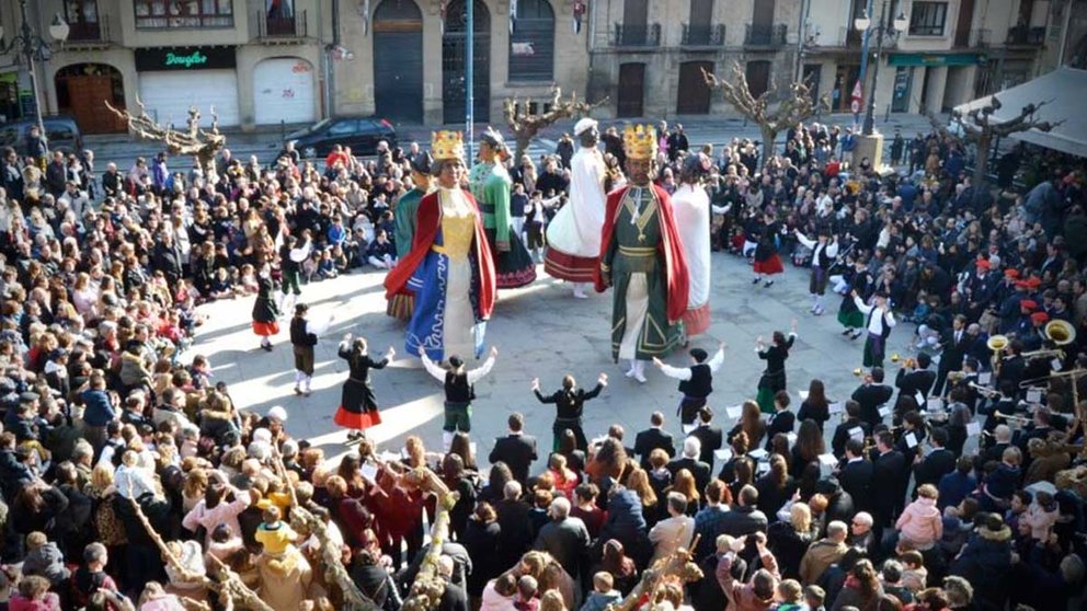 Tafalla celebra la festividad de San Sebastián. AYUNTAMIENTO DE TAFALLA