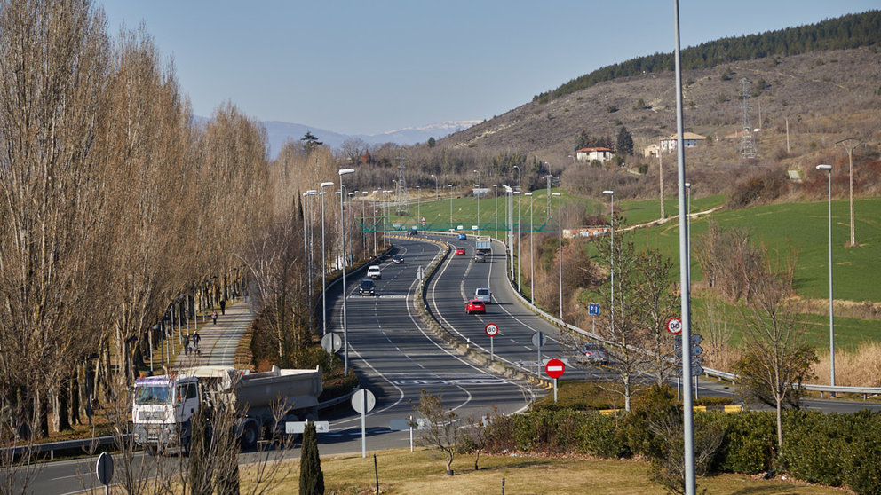 Ronda de circunvalación de Pamplona (PA-30). IÑIGO ALZUGARAY