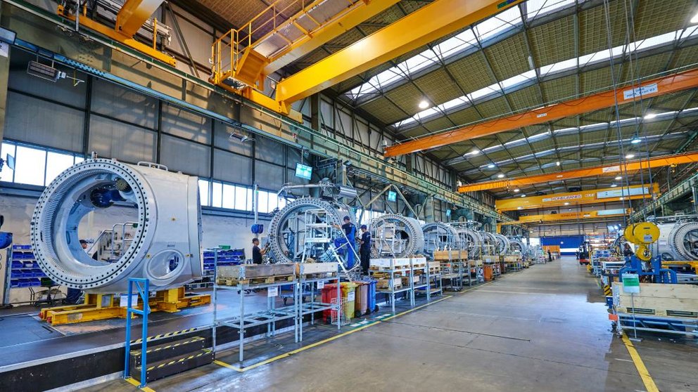 Fábrica de montaje de aerogeneradores de Nordex. NORDEX