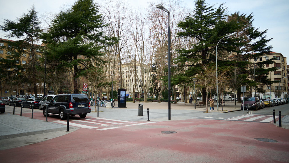 Plaza de la Cruz de Pamplona. PABLO LASAOSA