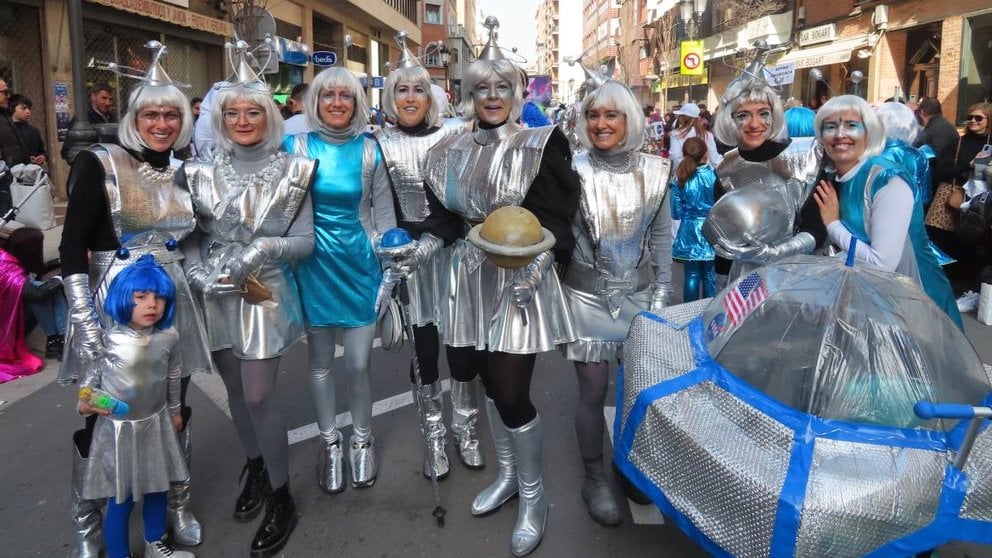 Carnaval de Tudela: premio al mejor disfraz colectivo para la Apyma del Colegio Anunciata.