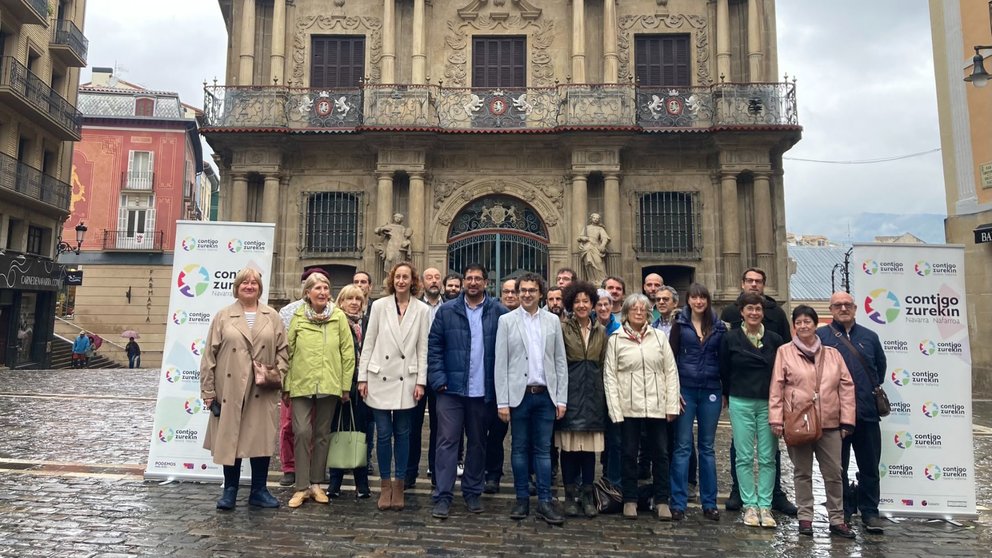 Presentación candidatura de Contigo Navarra para el Ayuntamiento de Pamplona. CEDIDA