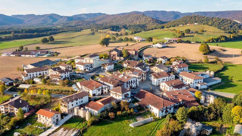 Localidad de Arraiz en el Valle de la Ulzama en Navarra. Francis Vaquero