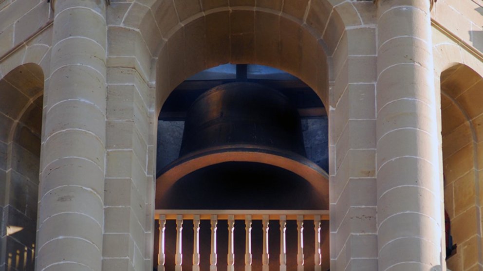 La Campana María de la Catedral de Pamplona tiene cuatro siglos y medio de vida.