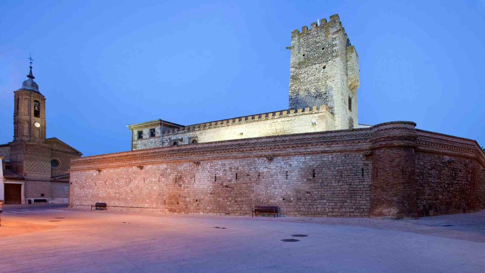Vista panorámica del castillo de Cortes. AYUNTAMIENTO DE CORTES