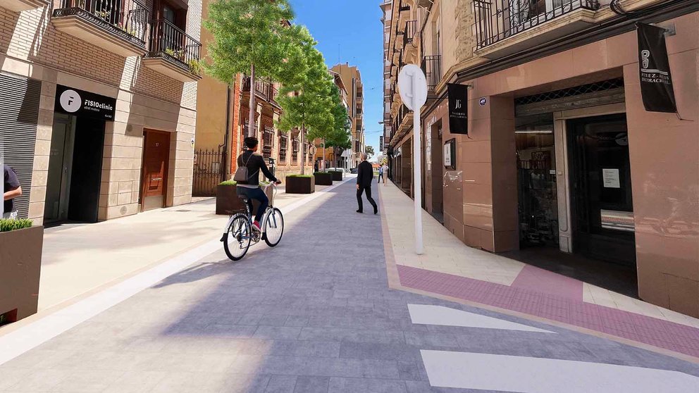 Tudela inicia la contratación de las obras de pavimentación de las calles Barrio Verde y San Marcial, así como las de las aceras de avenida de Merindades. AYUNTAMIENTO DE TUDELA