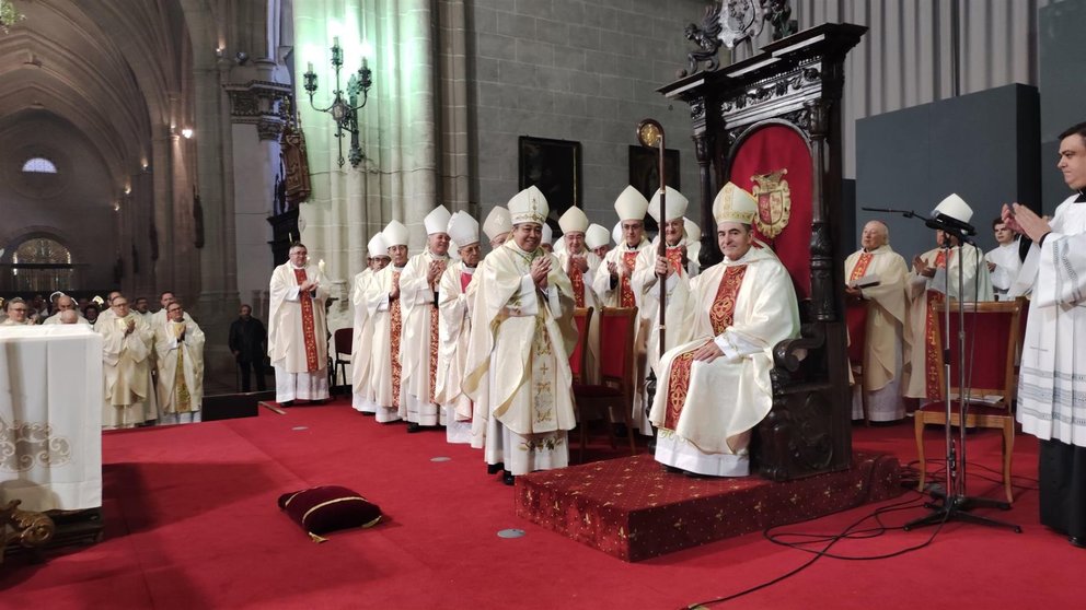 El nuevo Obispo de Palencia, Mikel Garciandía. - EUROPA PRESS