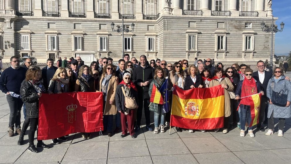 Delegación del PPN en la concentración de Madrid contra la ley de amnistía. - PPN