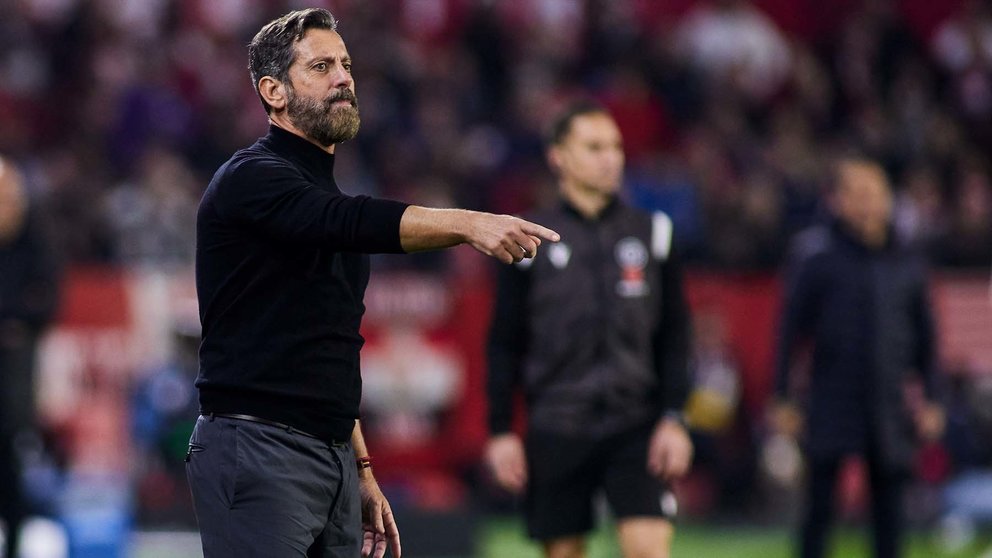 Quique Sanchez Flores, entrenador del Sevilla. Joaquin Corchero / AFP7 / Europa
