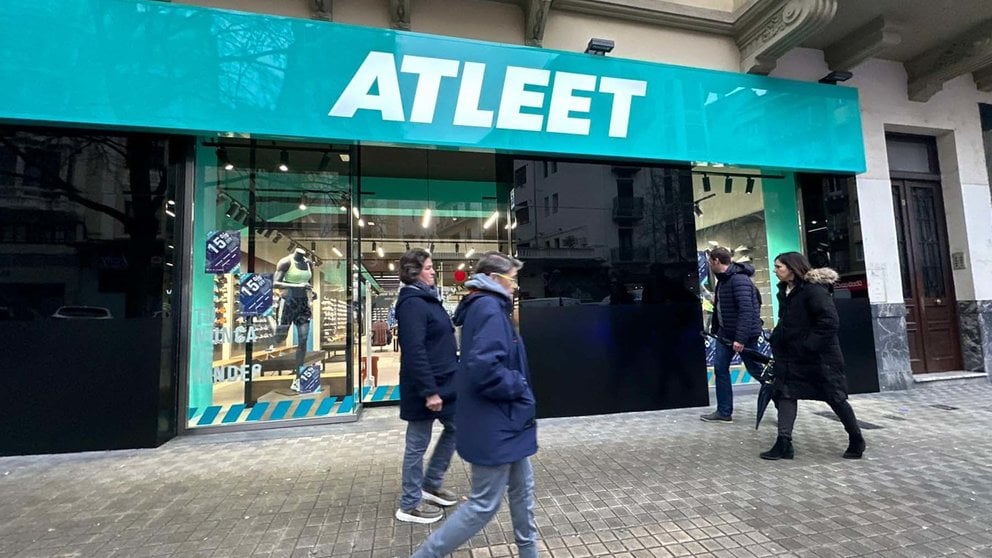 Nueva tienda Atleet en Pamplona en la calle Sancho el Mayor. NAVARRA.COM