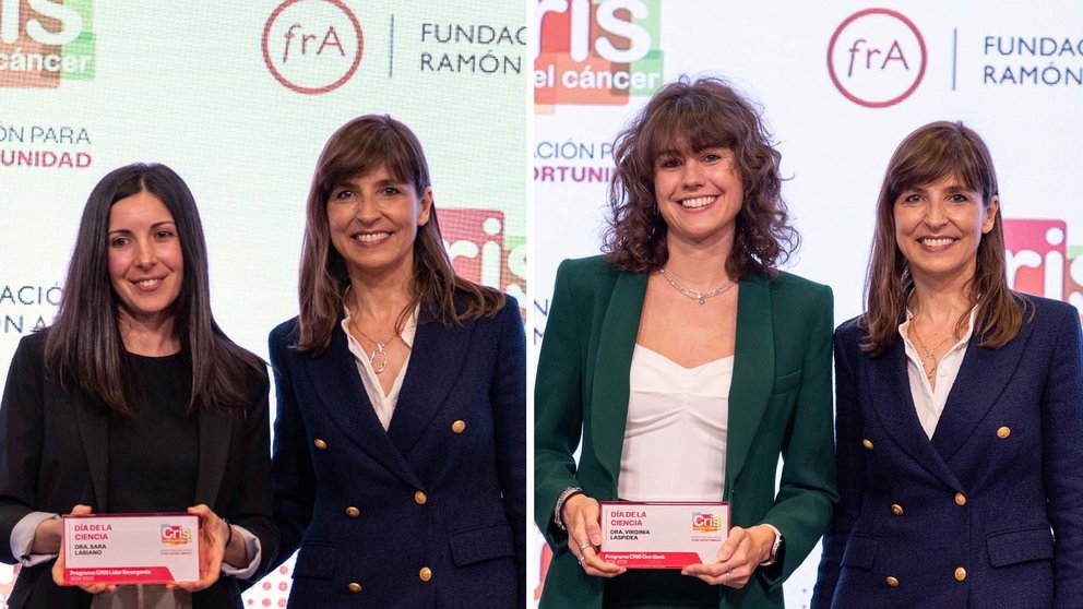 La Fundación CRIS contra el Cáncer ha otorgado dos becas de sus "Programas CRIS de Investigación 2023" a las investigadoras navarras Sara Labiano y Virginia Laspidea, pertenecientes a la División del Cáncer del CIMA Universidad de Navarra.