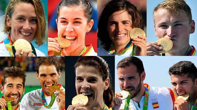 España se cuelga 17 medallas en Río y logra su mayor número de oros desde...