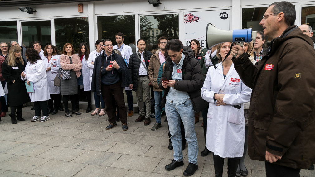 La huelga médica va a más en Navarra: reclaman trasladar la movilización a otros profesionales sanitarios