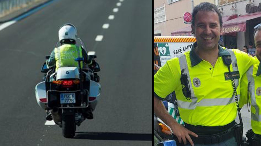 Resultado de imagen de Muere un guardia civil mientras realizaba labores de seguridad de una carrera ciclista en Mojados, Valladolid