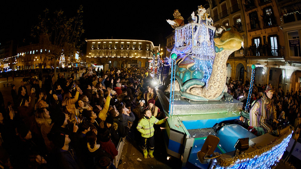 Cabalgata de Reyes Pamplona 2022: horarios, recorrido y restricciones. Foto: archivo.